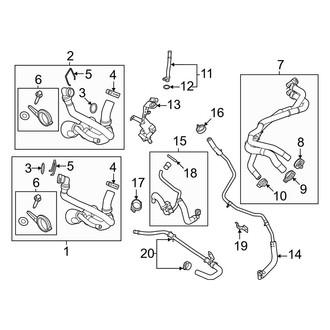 Ford OE - Cooling - Hoses & Lines (7.3L)