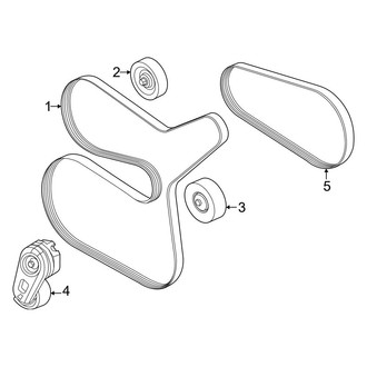 Ford OE - Cooling - Belts & Pulleys (7.3L)