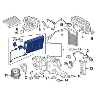 Ford OE - A/C Evaporator Core