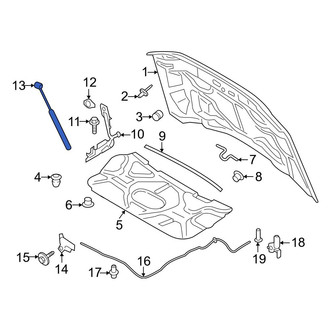 Ford OE - Front Left Hood Lift Support