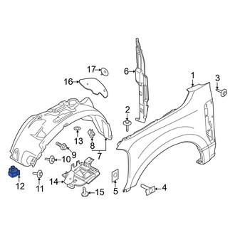 Ford OE - Floor Jack Nut