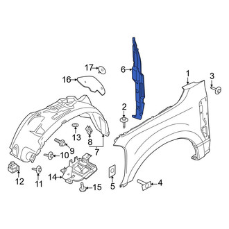 Ford OE - Front Left Fender Filler Panel
