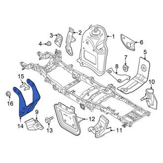 Ford OE - Fender Apron Extension