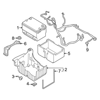 Ford OE - Electrical - Battery (Engine, Main)