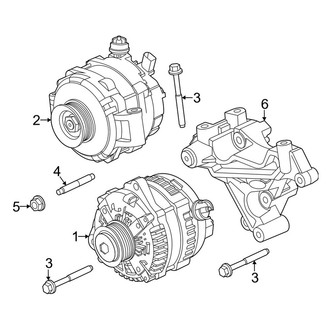 Ford OE - Electrical - Alternator (Dual Alternator), (6.8L / 7.3L)