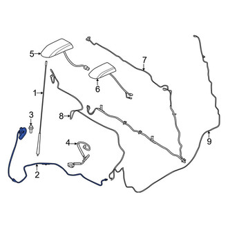 Ford OE - Radio Antenna Base