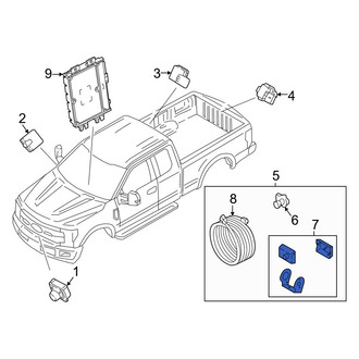 Ford OE - Right Outer Park Assist Camera Bracket