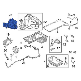 Ford OE - Lower Engine Intake Manifold