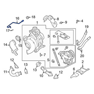 Ford OE - Turbocharger Oil Line