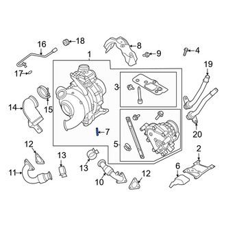 Ford OE - Turbocharger Boost Pressure Solenoid Filter