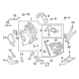 Ford OE - Engine - Turbocharger & Components (6.7L)
