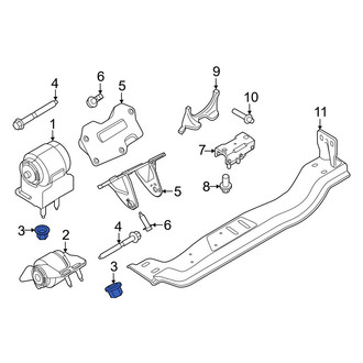 Ford OE - Engine Mount Nut