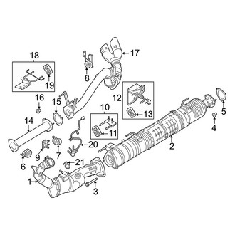 Ford OE - Exhaust System - Exhaust Components (6.7L)