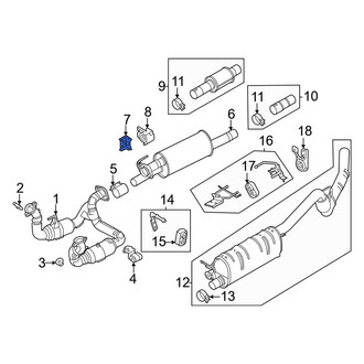 Ford OE - Exhaust System Hanger Bracket