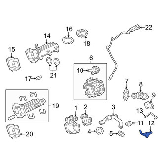 Ford OE - Exhaust Gas Recirculation (EGR) Valve Control Solenoid Bracket