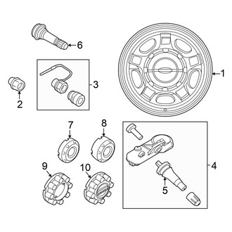 Ford OE - Wheels (17"), (XL)