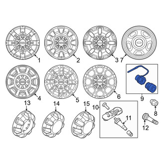 Ford OE - Wheel Lock Set