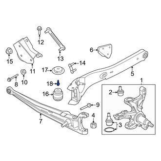 Ford OE - Jounce Bumper Bolt