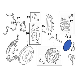 Ford OE - Wheel Hub O-Ring
