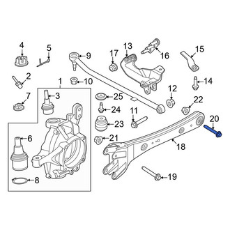 Ford OE - Rear Radius Arm Bolt