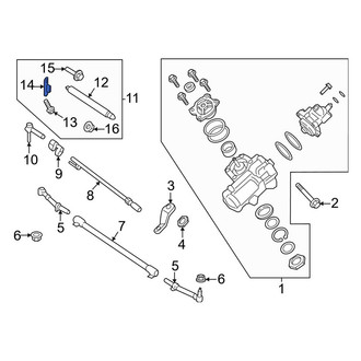 Ford OE - Steering Damper Bracket