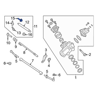 Ford OE - Steering Damper Bolt
