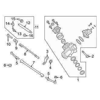 Ford OE - Steering Gear & Linkage (4WD)
