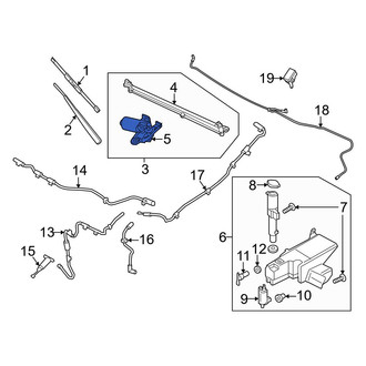 Ford OE - Wiper Motor