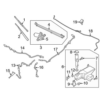 Ford OE - Windshield - Wiper & Washer Components