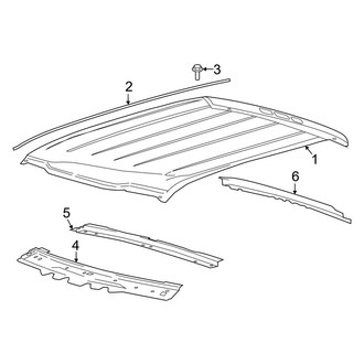 Ford OE - Cab - Roof & Components (W/O Panoramic), (King Ranch / Lariat / Platinum / XL / XLT Crew Cab)