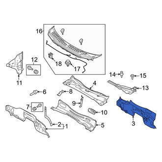 Ford OE - Engine Compartment Insulation