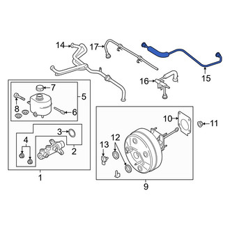 Ford OE - Brake Vacuum Hose