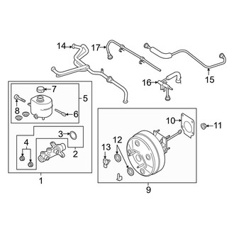 Ford OE - Cab - Components on Dash Panel (Crew Cab)