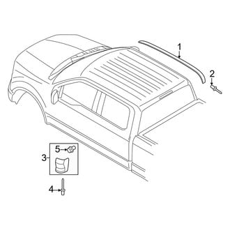 Ford OE - Cab - Exterior Trim (SuperCab)
