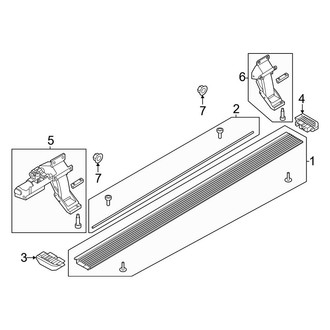 Ford OE - Cab - Running Board (Production, Power Deployable), (Crew Cab)