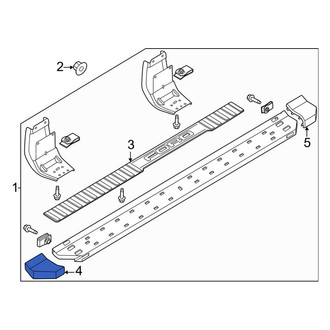 Ford OE - Front Right Running Board End Cap