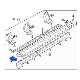 Ford OE - Front Right Running Board End Cap