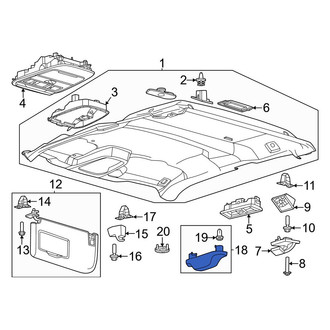 Ford OE - Left Door Lock Striker Cover