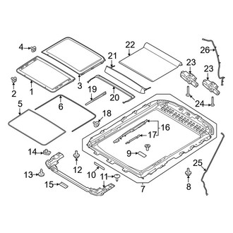 Ford OE - Cab - Sunroof