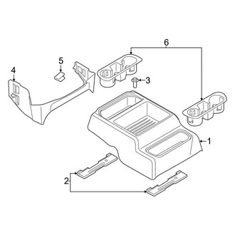 Ford OE - Front Console (Consolette)