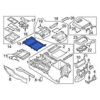 Ford OE - Front Console Trim Panel