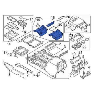 Ford OE - Front Console Tray