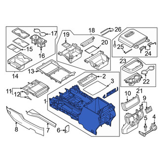 Ford OE - Center Center Console
