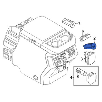 Ford OE - Front 12 Volt Accessory Power Outlet