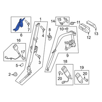 Ford OE - Front Seat Belt Height Adjuster
