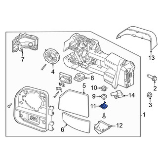 Ford OE - Right Outer Park Assist Camera Bracket