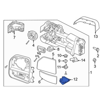 Ford OE - Front Left Lower Door Mirror Cover