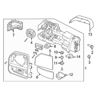 Ford OE - Front Door - Outside Mirrors