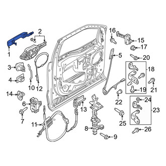Ford OE - Front Right Outer Exterior Door Handle
