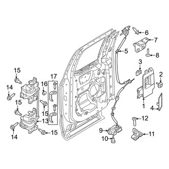 Ford OE - Rear Door - Lock & Hardware (SuperCab)